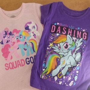 Set of (2) My Little Pony Tees, Size 4/5
